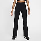 ■NIKE■ One Dry Fit High Waist Foldover Pants W Mink Brown Nike | One Dri-FIT Fold-Over Pants - Black | The Sports Edit
